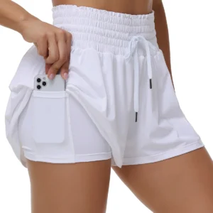 Women's 2-in-1 High Waist Running Shorts