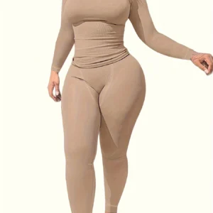 Women Clothing Long sleeves  and Leggings Set