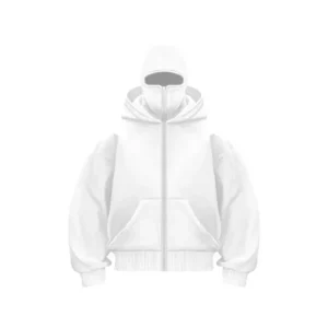 Adult Zipper Hooded Sweatshirt Soft Fleece Jacket